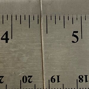 Mexico Chain necklace Sterling Silver 925 Rattling Puff Heart Charm Pendant10.5g